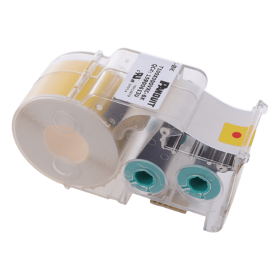 PANDUIT T100X000VXC-BK - Casete de Etiquetas de Vinilo / Cinta Continua / Negro Sobre Amarillo / 25.4 mm Ancho / 7.6 m Largo (24.93 | SIERRA STORE
