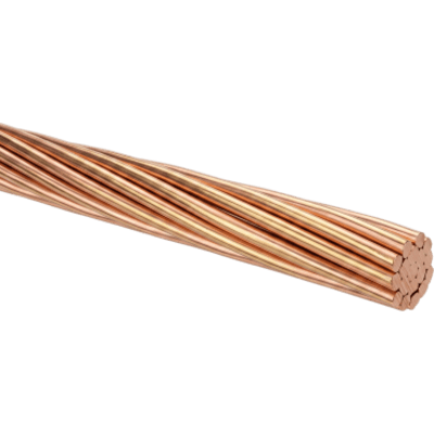 Cable de Cobre Desnudo | Calibre 12 AWG | Construcción Concéntrica | Alta Conductividad Eléctrica | Uso en Líneas Aéreas y Puestas a | SIERRA STORE