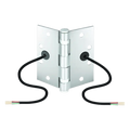 Bisagra de Transferencia Eléctrica / 12-24 VAC/VDC / 4 Hilos 28AWG / 5 Nudillos / Acero Anti-Vandalismo / Energía y Datos | SIERRA STORE