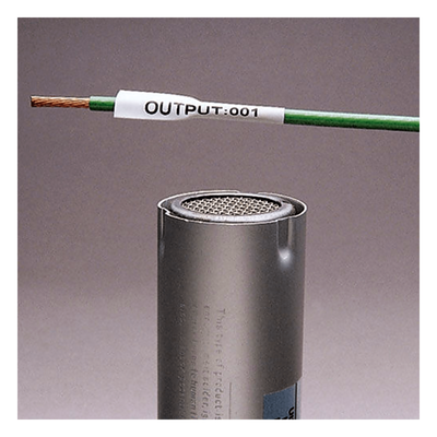 PANDUIT H100X034H1C - Etiqueta Termorretráctil / 8.6 mm (0.34 in) / 2.4 m (7.87 ft) / Poliolefina / 18-12 AWG / Blanco | SIERRA STORE