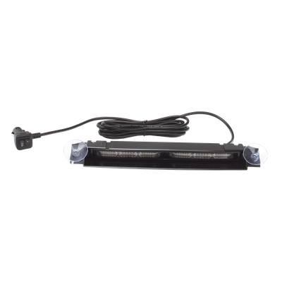 Luz de Visera LED / Dual Color Ámbar/Blanco / 67 Patrones de Destello / 12-24 Vcc / Perfil 1.3 pulgadas / Certificación SAE Clase I | SIERRA STORE