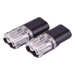 Conectores enchufables / 2 pines / 22-18 AWG / 0.35-0.75 mm² / 25 piezas / -20°C a +80°C | SIERRA STORE