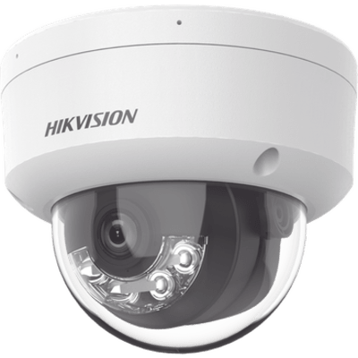 HIKVISION DS-2CD1123G3-LIU - Cámara Domo IP / 2 Megapixel / Dual Light 30 m (98.4 ft) / AcuSense Lite / Micrófono Integrado / IK08 / | SIERRA STORE