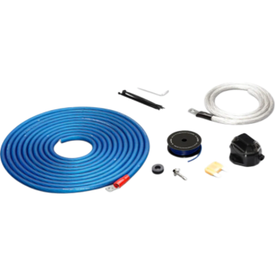Kit de Conexión de Alimentación Premium / 4 AWG Real / 12 V / Un Amplificador / Conductor de Cobre OFC / Portafusible hasta 100 A / | SIERRA STORE