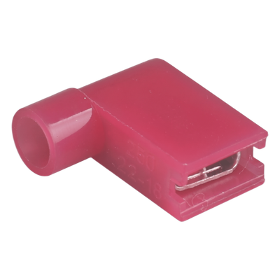 Terminal Hembra Aislada Tipo L / 22-16 AWG / Aislamiento Completo / Paquete 25 Piezas / Compatible Terminal Macho F1 | SIERRA STORE