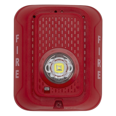 Lámpara Estroboscópica LED / Candela Seleccionable hasta 185 cd / 24 Vcd / Montaje en Pared / Sin Sirena / UL Fire | SIERRA STORE