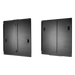 PANDUIT XG-SPFS421B - Paneles Laterales / 42RU / 1070 mm D. / 38.9 x 37.0 x 39.3 in / Negro | SIERRA STORE