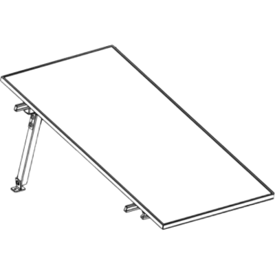 Sistema de Montaje Solar BASEL / Flat Roof Single Row / 1 Modulo / Riel N RAIL 4.72 / Soportes N3 BASEL / Resistencia Viento 140 km/h | SIERRA STORE
