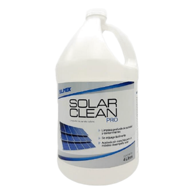 Limpiador para Paneles Solares / Sin Enjuague / pH Neutro 7 / Concentrado 25:1 / 4 Litros / Hasta 100 Litros de Solución | SIERRA STORE