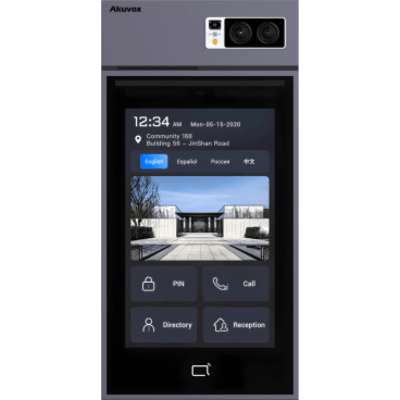 Videoportero Con Lector QR Físico / Incluye Bracket de Instalación / Pantalla 10" LCD / Cámara 5 MP / Acceso Por Rostro, Tarjeta, QR | SIERRA STORE