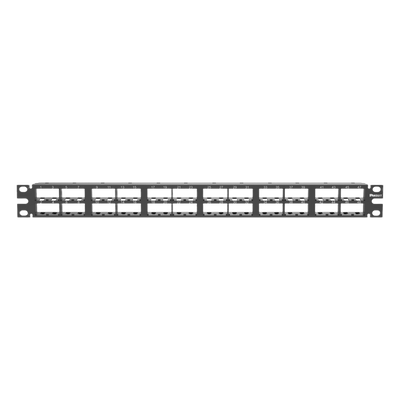 PANDUIT CPP48HDVNSWBL - Panel de Parcheo Modular / 48 Puertos / 1 UR / Alta Densidad / Sin Blindaje / Rack 19 Pulgadas | SIERRA STORE
