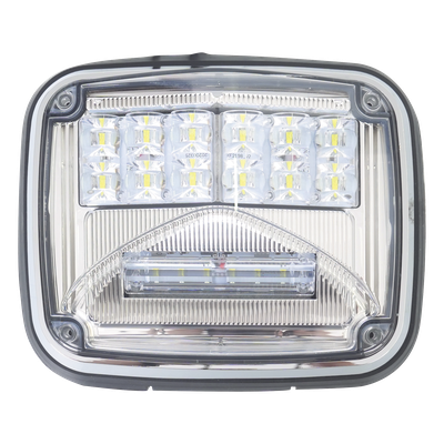 Luz de Advertencia LED / 6 LEDs Ultra Brillantes / 11 Patrones de Destello / IP67 / 12-30 VCC / 7.9" x 6.3" (20.1 x 16 cm) / Luz de | SIERRA STORE