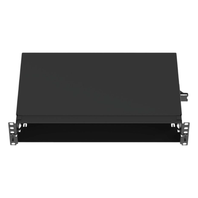 PANDUIT FMT2 - Panel de Distribución de Fibra Óptica / 2UR / 192 Fibras / Bandeja Fija / Entrada Lateral o Posterior / 6.56 ft | SIERRA STORE