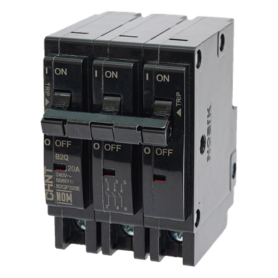 MCB - Interruptor Termomagnético Enchufable, Serie: B2Q, 3P, 30A, 240V (SKU:1002297) | SIERRA STORE