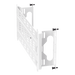 PANDUIT MSSHLF - Gabinete de Montaje en Pared / Acero Calibre 18 / Diseño Empotrado / Puerta con Cerradura / 139.7 x 300.6 x 58.3 mm / | SIERRA STORE