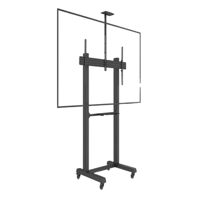 EPCOM INDUSTRIAL EMFS1B1 - Soporte de Piso Móvil para Pantalla / 65 a 100 in / VESA 100x100 a 1000x600 / Carga 120 kg / Aluminio y | SIERRA STORE