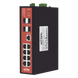 Switch Industrial Administrable PoE / 8 Puertos / PoE Mixto 24V/48V / 802.3bt 60W / -40°C a 80°C / DIN Rail | SIERRA STORE