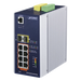 Switch Industrial Administrable Capa 3, 8 Puertos Gigabit PoE 802.3bt+, 2 Puertos 1 G / 2.5 G SFP+ | SIERRA STORE