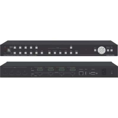Matriz AV Seamless 4x4 Multi-Scaler | Video Wall 2x2 y 1x4 | Multi-Viewer Dual y Quad | SIERRA STORE