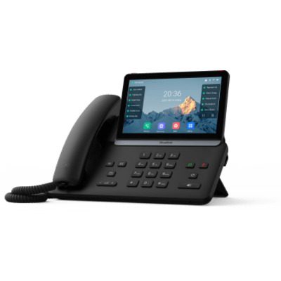 Teléfono IP Ejecutivo SIP-T87W de Yealink con Pantalla Táctil Ajustable de 7 Pulgadas Wi-Fi 6 Bluetooth 5.0 y Cancelación de Ruido por | SIERRA STORE