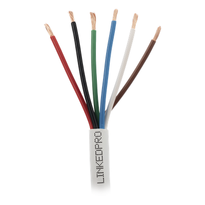 Cable de Control / 6 Conductores / 18 AWG / Cobre Sólido / CMR Riser / 305 m (1000 ft) | SIERRA STORE