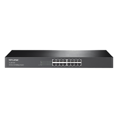 Switch / 16 Puertos 10/100 Mbps / Montaje en Rack / 3.2 Gbps / Eficiencia Energética | SIERRA STORE