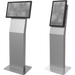 Kiosco para Pantalla Indoor / Orientación Dual / 15" a 32" / VESA 100x100 a 200x200 / Base Rectangular / Gestión de Cables | SIERRA STORE