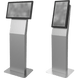 Kiosco para Pantalla Indoor / Orientación Dual / 15" a 32" / VESA 100x100 a 200x200 / Base Rectangular / Gestión de Cables | SIERRA STORE