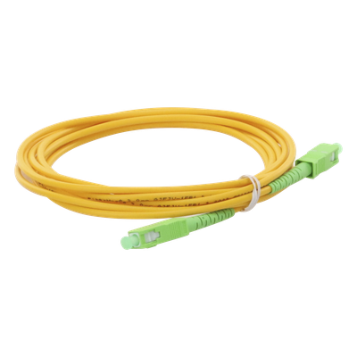 LINKEDPRO BY EPCOM LPSM3SCASCAS2 - Jumper de Fibra Óptica / SC/APC-SC/APC / Monomodo OS2 / Simplex / 2 m (6.56 ft) / 3 mm | SIERRA STORE