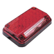 Luz de Advertencia LED / 7x4" / 66 LED / 10 Patrones de Destello / 12 VCC / Luz de Trabajo Integrada / Montaje Permanente | SIERRA STORE