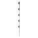 Poste de cerco eléctrico / 1.2 m (3.9 ft) / Acero galvanizado G60 / 5 aisladores de paso / 18 kV dieléctrico | SIERRA STORE