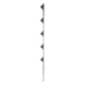 Poste de cerco eléctrico / 1.2 m (3.9 ft) / Acero galvanizado G60 / 5 aisladores de paso / 18 kV dieléctrico | SIERRA STORE
