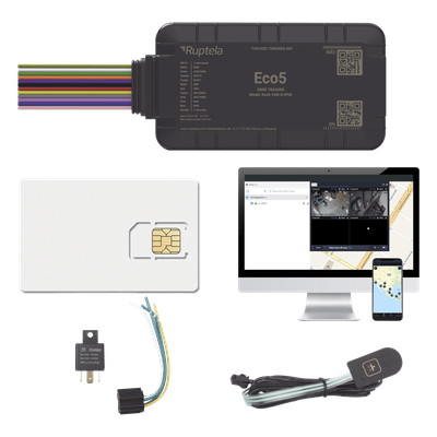 KIT Dispositivo de Rastreo Vehicular / Conectividad LTE Cat1 y LTE-M / BLE 5.0 / GNSS U-blox / Carcasa IP54 / Batería Interna de | SIERRA STORE