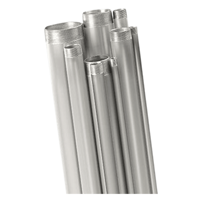 Tubo Conduit Rígido de Aluminio / 13 mm (1/2') / 3.05 m (10 ft) / Aluminio 6063 Sin Costura / UL-6A y ANSI C80.5 / Con Protector | SIERRA STORE