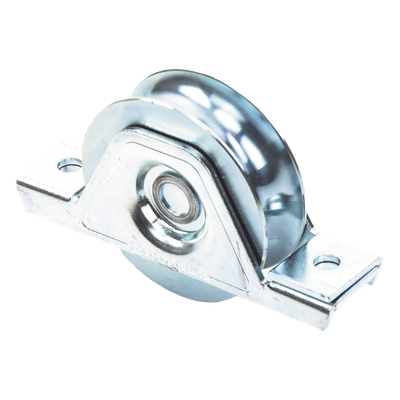 Rueda para Puerta Corrediza / 8 cm / Acero Galvanizado / Carga 180 kg / Fijación Inferior | SIERRA STORE