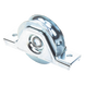 Rueda para Puerta Corrediza / 8 cm / Acero Galvanizado / Carga 180 kg / Fijación Inferior | SIERRA STORE