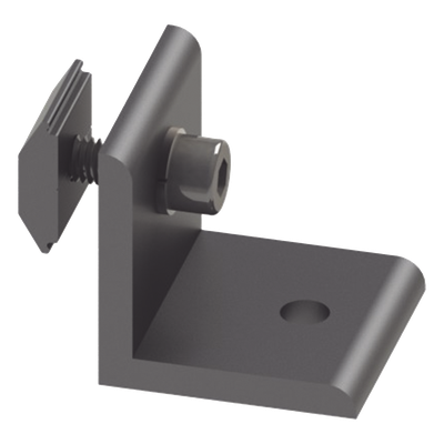 Grupo Conector L / Aluminio Anodizado 6005-T5 / Ángulo L / 1x4 LC / Montaje EPL-AM01 | SIERRA STORE