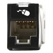 SIEMON U6A-H01NS - Jack Cat6a UTP / Montaje Híbrido Plano y Angulado / Terminación T568A/B / Rango -10 a 60°C / UL 94 V-0 | SIERRA STORE