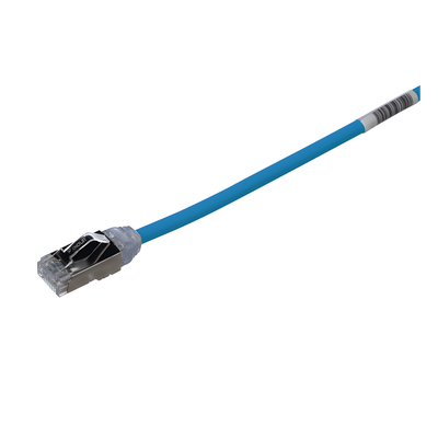 PANDUIT STP28X0.5MBU - Patch Cord Cat6A / 28 AWG Diámetro Reducido / S/FTP Blindado / CM/LS0H / 0.5 m (1.64 ft) / Azul | SIERRA STORE