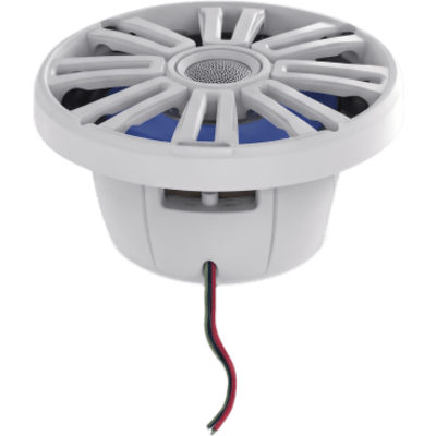 Bocina Marina Blanca 6.5" con Iluminación RGB | 25W | 4 Ohms | Tweeter Domo de Aluminio | Resistente al Agua y Rayos UV | SIERRA STORE