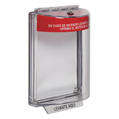 Cubierta Protectora de Policarbonato / Montaje Empotrado / Rango Térmico -40 a 121 °C / Diseño Compacto 103x151 mm / Texto de Incendio | SIERRA STORE