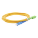 LINKEDPRO BY EPCOM LPSM3SCUSCAS3 - Jumper de Fibra Óptica Monomodo / SC/UPC-SC/APC / Simplex / 3 m (9.84 pies) / 3 mm / PVC Amarillo | SIERRA STORE