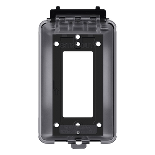 Caja Protectora de Contactos para Exterior / Policarbonato de Alto Impacto / Protección NEMA 3R / 127V 15A 60Hz / Tapa Transparente | SIERRA STORE