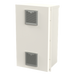 EPCOM INDUSTRIAL EI-PCB-40-73-30VDK - Gabinete Acero Galv. para 2 Baterías PL110D12  (400 x 730 x 300mm). Puerta Ventilada. Acc. para | SIERRA STORE