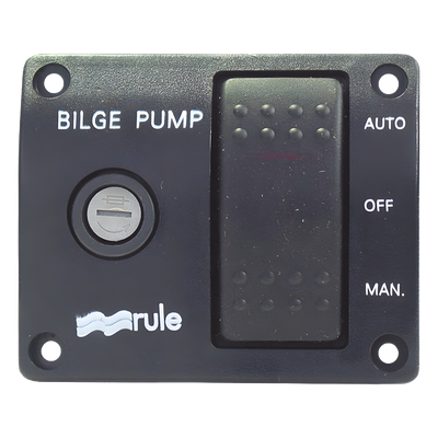 Switch de Panel / Control Manual 3 Posiciones / Portafusibles Integrado / Indicador LED Rojo / 73 mm x 60 mm / 0,07 kg | SIERRA STORE