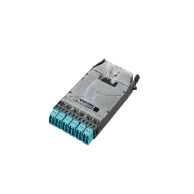 PANDUIT FHSZO-12-10P - Cassette HD Flex de 12 Fibras Multimodo OM4, de MPO a 6 Conectores y Precargado con 12 Pigtails LC Duplex | SIERRA STORE