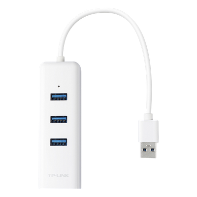 Adaptador de red / USB 3.0 a RJ45 / 3 puertos USB 3.0 / Gigabit Ethernet / 96x23x31 mm | SIERRA STORE