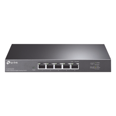 Switch / 5 Puertos / 2.5 Gbps / No Administrable / Escritorio / 25 Gbps Capacidad de Conmutación / Sin Ventilador / Carcasa Metálica | SIERRA STORE