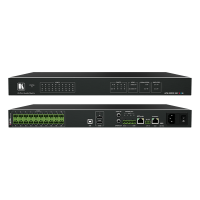 Matriz de Audio Digital / 20 Puertos Analógicos Configurables / DSP 32-bit 96kHz / AEC / Amplificador 2x60W + 1x120W / Dante 4x4 / | SIERRA STORE