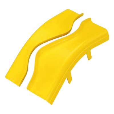 PANDUIT FROV45SC4LYL - Tapa de Bajada Vertical / Ángulo 45° / Canaleta 4x4 / Radio de Curvatura 50.8 mm (2') / Color Amarillo / Sin | SIERRA STORE